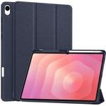 Techsuit - Flex Trifold (with Pencil Holder) - Samsung Galaxy Tab S12 Plus - Dark Blue