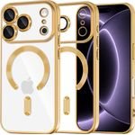 Techsuit - Luxury Crystal MagSafe - iPhone 18 Pro / iPhone 17 Pro - Gold
