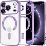 Techsuit - Luxury Crystal MagSafe - iPhone 18 Pro / iPhone 17 Pro - Light Purple