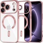 Techsuit - Luxury Crystal MagSafe - iPhone 18 Pro / iPhone 17 Pro - Pink