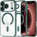 Techsuit - Luxury Crystal MagSafe - iPhone 18 Pro Max / iPhone 17 Pro Max - Deep Green