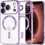 Techsuit - Luxury Crystal MagSafe - iPhone 18 Pro Max / iPhone 17 Pro Max - Light Purple
