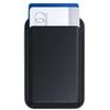 Satechi Leather wallet with stand, compatible with MagSafe Vegan Leather Wallet Stand black