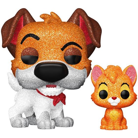 Funko Pop! Disney: Oliver & Company - Dodger With Oliver (Diamond Collection) (Special Edition) #1705 Vinyl Figures