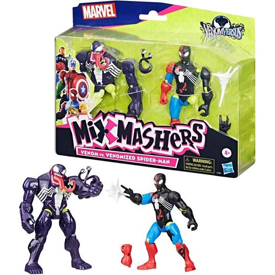Hasbro Transformers: Mixmashers - Multipack Venom vs. Venomized Spider-Man (F9194)
