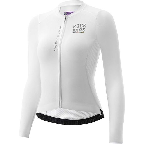 Rockbros Road To Sky women's Cycling Jersey Long Sleeve S - White 5907769392382 - (15110012003)