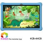 Lamtech OCTA-Core Kid Tablet 10.1 4GB+64GB Android 14 Sky Blue DINOSAURS Jungle - (LAM980299)