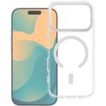 Case For Iphone 17 Pro / 18 Pro Frame Clear Hybrid Mag Cover Compatible With Magsafe Transparent OEM