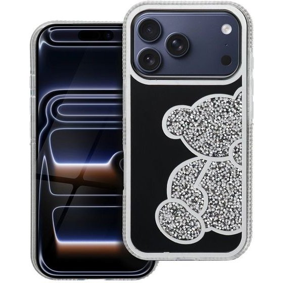Case For Iphone 17 Pro / 18 Pro Teddy Bear Silver OEM