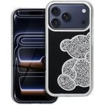 Case For Iphone 17 Pro Max / 18 Pro Max Teddy Bear Silver OEM