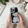 Case For Iphone 17 Pro Max / 18 Pro Max Teddy Bear Silver OEM