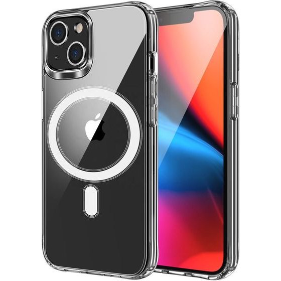 Case For Samsung S25 Fe / S26 Fe Clear Mag Cover (MID) Compatible With Magsafe Transparent OEM