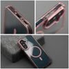 Case For Samsung S25 Fe / S26 Fe Frame Clear Hybrid Mag Cover Compatible With Magsafe Powder Pink OEM