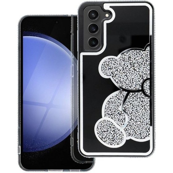 Case For Samsung S25 Fe / S26 Fe Teddy Bear Silver OEM