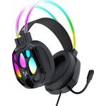 Wozinsky Wired Gaming Headphones With Microphone And Rgb Backlight - Black 5907769388248 - (WSG-1118)