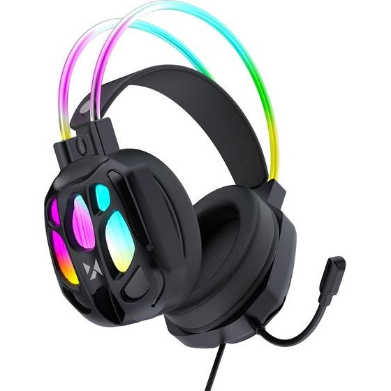 Wozinsky Wired Gaming Headphones With Microphone And Rgb Backlight - Black 5907769388248 - (WSG-1118)