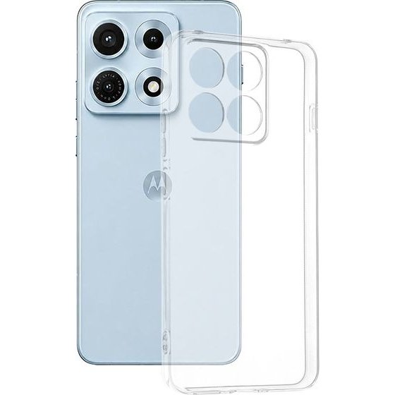 Techsuit - Clear Silicone - Motorola Edge 70 Max - Transparent