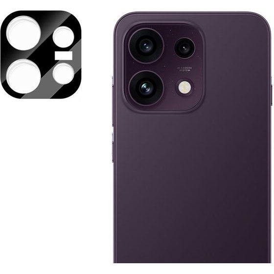 Techsuit - Full Camera Glass - Oppo Reno16 F / Reno16 Fs - Black