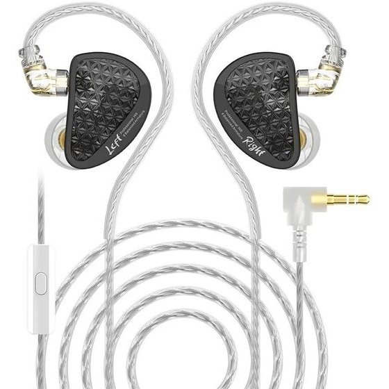 KZ Hi-Fi In-Ear-Monitors - AS16 Pro - Mic, Black - (6.01.02.0230)
