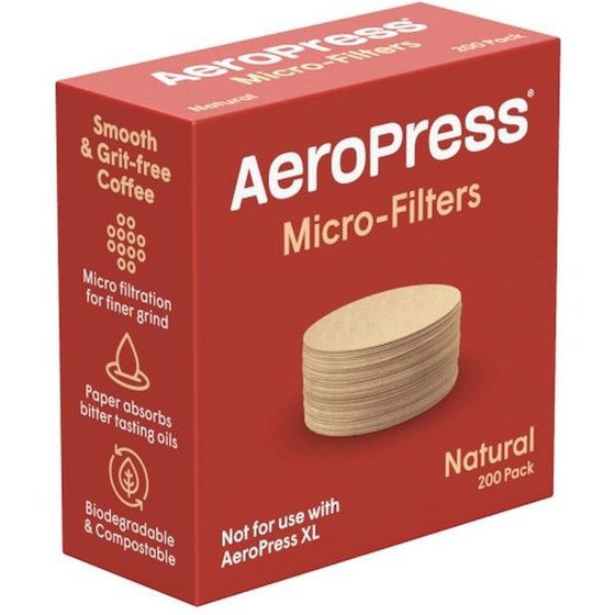 AeroPress Paper Coffee filters, natural, 200 Pieces - (085276082080)