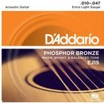 DADDARIO - Acoustic Guitar Strings (10-47) - (EJ15)