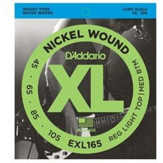 DADDARIO - Bass Guitar Strings (45-105) - (EXL165)