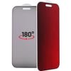 Bestsuit Flexible Hybrid Glass 5D Colorfull Privacy 180 For Iphone 15 Pro Max magenta