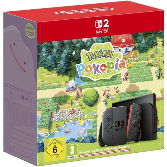 Nintendo Console Switch 2 Pokemon Pokopia / Black 20.1 Cm (7.9) - (10020008)