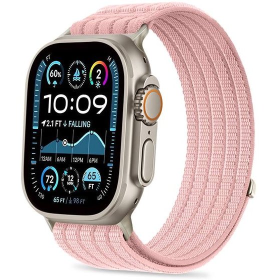 Tech-Protect Nylon Sport Apple Watch 8 / 9 / 10 / 11 / Se / Ultra (44 / 45 / 46 / 49 MM) Light PINK