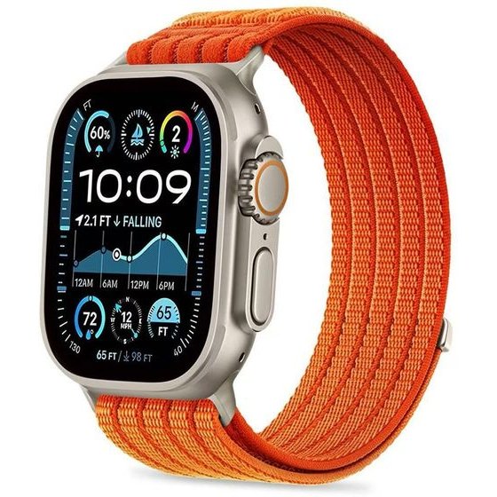 Tech-Protect Nylon Sport Apple Watch 8 / 9 / 10 / 11 / Se / Ultra (44 / 45 / 46 / 49 MM) ORANGE