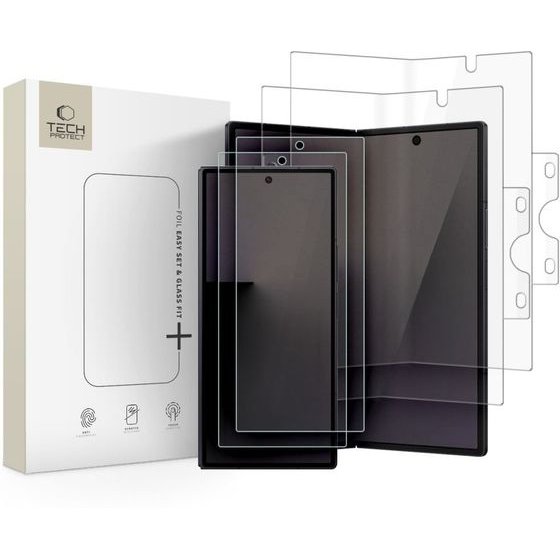 Tech-Protect Protective set: 2x Glass Fit+ Tempered Glass + 2x Hydro Flex+ 4in1 Hydrogel Film For Samsung Galaxy Z Fold 8 Ultra - (30210-0)