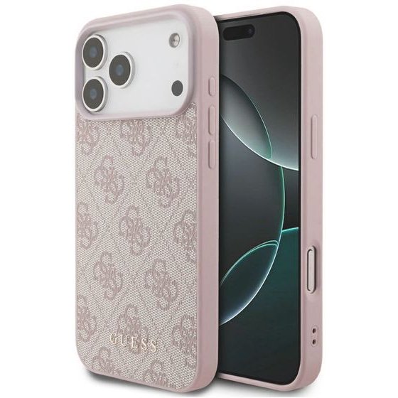 Guess - Hardcase 4G Classic Logo - Iphone 18 Pro - Pink - (GUHCP18LG4GFPI)