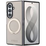 Guess - Ring Stand Grained Classic Logo Magsafe - Samsung Galaxy Z Fold8 Ultra - Beige - (GUHMZFD86PSGRSCLE)