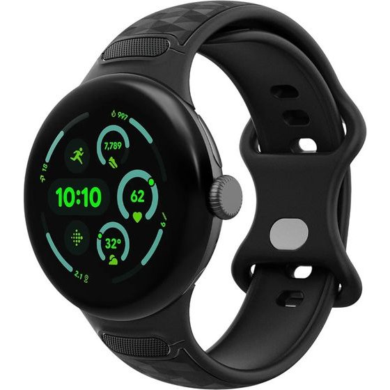 Spigen - Parallax - Google Pixel Watch 5 / Watch 4 / Watch 3 45mm - Matte Black - (AMP10192)