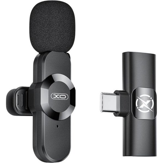 XO Microphone, Type-C/Lightning, Noice-cancelling, Wireless /black/ - MC13