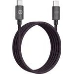 Forever Vibe Cable USB-C - USB-C 1,0 m 60W Dark grey