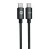Forever Vibe Cable USB-C - USB-C 1,0 m 60W Dark grey