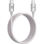 Forever Vibe Cable USB-C - USB-C 1,0 m 60W silver