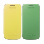 ORIGINAL ��� ����� FLIP COVER SAMSUNG EF-FI919BZ ��� GALAXY S4 MINI / I9190 �������/�������(2PCS)