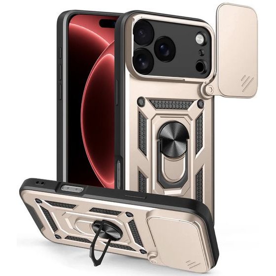 Techsuit - Camshield Series - Iphone 18 Pro / Iphone 17 Pro - Gold