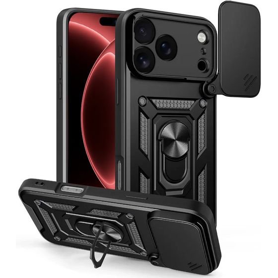 Techsuit - Camshield Series - Iphone 18 Pro Max / Iphone 17 Pro Max - Black
