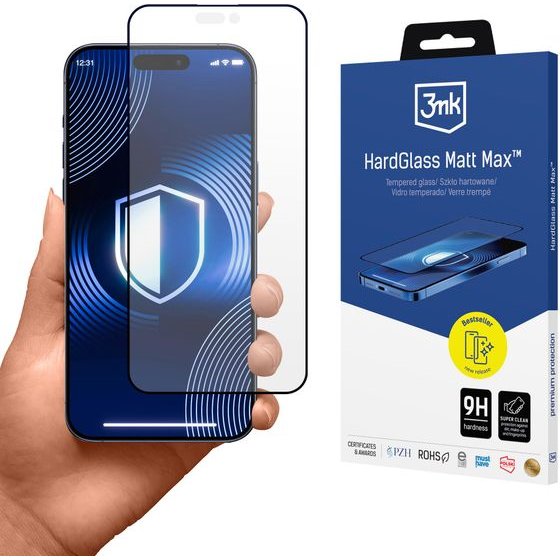 3mk Protection Apple iPhone 18 Pro Max - 3mk HardGlass Matt Max - (W-3HGMtMx-Ai18PMX1)