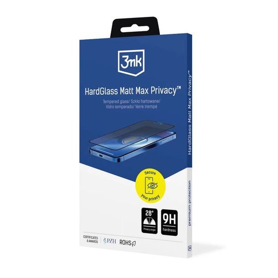3mk Protection Apple iPhone 18 Pro Max - 3mk HardGlass Matt Max Privacy - (W-3HgMtMPr-Ai18PMX1)