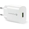 EVERACTIVE Charger 1x Usb Quick Charge 3.0 18W White - (SC-250Q)