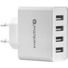 EVERACTIVE Charger 4 x Usb 5A White - (SC-400)