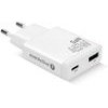EVERACTIVE Charger Gan 1x USB-C, 1x Usb Quick Charge 3.0 45W Pd White - (SC-460Q)
