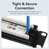 Vention 24-Port Cat6 Unshielded Patch Panel Black - (KGCB0)