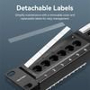 Vention 24-Port Cat6 Unshielded Patch Panel Black - (KGCB0)