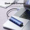 Vention USB-C To HDMI/Usb 3.0 x 3/Pd Docking Station 0.15M Blue Aluminum Alloy Type - (TGESB)