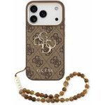 Guess Pu 4G Metal Logo Strap Case For Iphone 18 Pro Brown - (GUHCP18LP4GMGSCW)